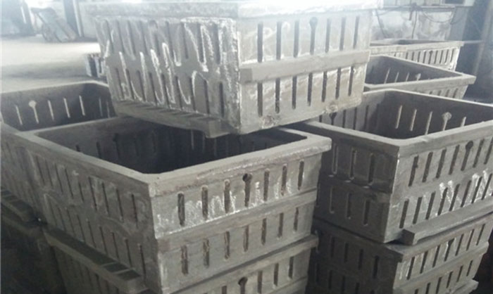 High-temperature Nickel-plate quenching basket for quenching and tempering of cast grinidng media ball